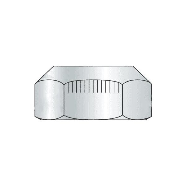 Newport Fasteners Lock Nut, M16-2.00, Steel, Class 10, Zinc Plated, 250 PK 334739-BR-250 - main
